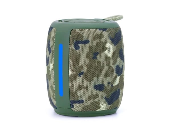 GMB Audio SPK-BT-LED-03 - Høyttaler - for bærbar bruk - trådløs - Bluetooth 5.1 - 5 watt - camo