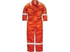 Dickies arbetsdräkt Lightweight Pyrovatex orange stl 46T