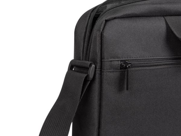 NATEC WALLAROO 2 15.6" KANNETTAVAN TIETOKONEEN LAUKKU MUSTA LANGATTOMALLA HIIRELLÄ MUSTA