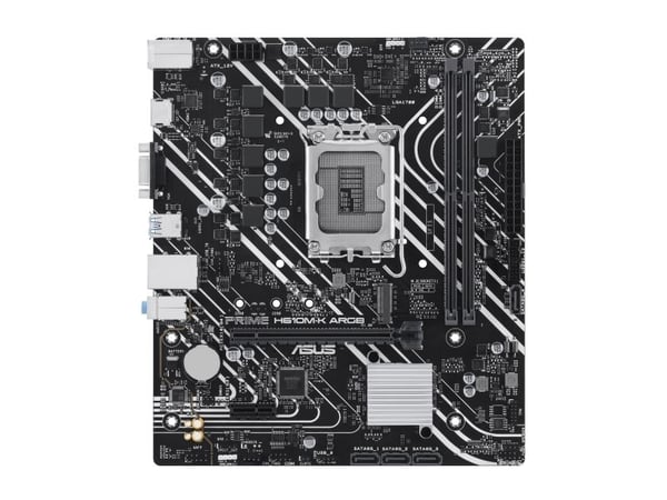 ASUS PRIME H610M-K ARGB - Hovedkort - micro ATX - LGA1700-sokkel - H610 Chipset - USB 3.2 Gen 1 - Gigabit LAN - innbygd grafikk (CPU kreves) - HD-l...