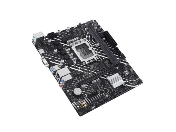 ASUS PRIME H610M-K ARGB - Hovedkort - micro ATX - LGA1700-sokkel - H610 Chipset - USB 3.2 Gen 1 - Gigabit LAN - innbygd grafikk (CPU kreves) - HD-l...