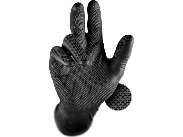 Grippaz nitrilhansker 246 Black 50 stk BL