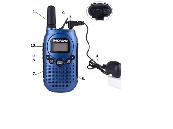 Baofeng BF-T6 Panda Sort walkie-talkie