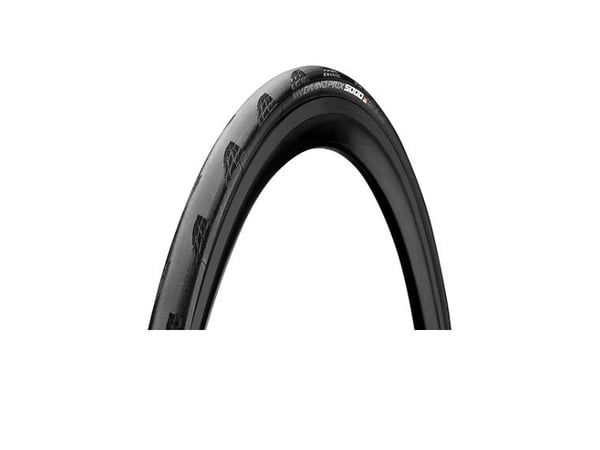 Continental Grand Prix 5000-dekk 700x32C (32-622), Black Chili, svart, rullende
