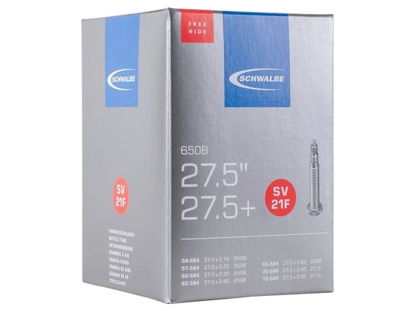 Schwalbe 10400073, Presta (Sclaverand), 27.5", 53 - 76,2 mm, 4 cm, Sort, CE
