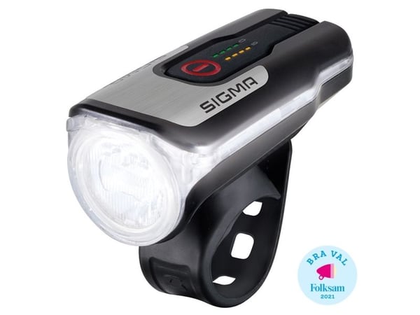 Sigma Sport Aura 80, Frontlys, Sort, Aluminium, Plast, IPX4, LED, 80 lm