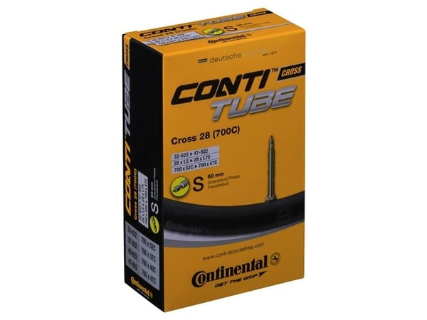 CONTINENTAL Cross Tube 700 x 32-47c (32-47x622) Presta (avtakbar ventilkjerne) 60 mm