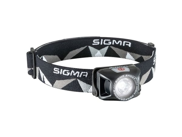 Sigma Sport HEADLED II, Hovedbånd lommelygte, Laji, Muovi, Knapper, IPX4, LED