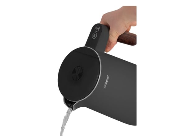 Concept RK3305, 1,5 l, 2200 W, Sort, Plast, Rustfritt stål, Funksjon til å holde varmen