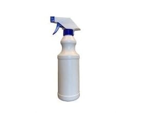Sprayflaske 500ml med blå sprayer hvid,1 stk