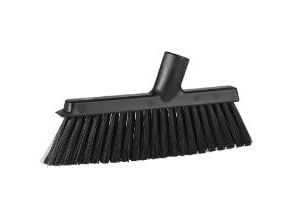 Fejebakkekost Vikan L250mm medium med vinklet gevind sort,10 stk/krt