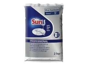 Maskinopvask Filtersalt Groft Sun Pro Dishwash Salt 2kg til opvaskemaskiner,6 stk x 2 kg/krt Maskinopvask Filtersalt Groft Sun Pro Dishwash Salt 2kg til opvaskemaskiner,6 stk x 2 kg/krt