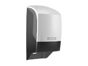 Dispenser Katrin Toiletpapir System L17.2xB15.2xH31.2cm Plast Hvid til 2 ruller,1 stk