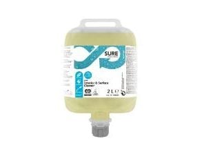 Universalrengøring SURE Interior&Surface DVM u farve/parfum Ecolabel 2 ltr,3 dnk/krt