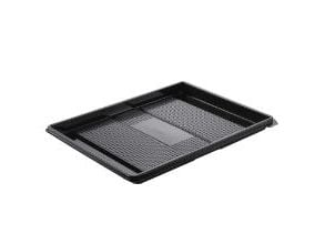Plastbakke, Plus Pack Zen, Rektangulær 320x250x20mm PET, sort, karton a 120 stk Fødevaregodkendt Plastbakke, Plus Pack Zen, Rektangulær 320x250x20mm PET, sort, karton a 120 stk Fødevaregodkendt