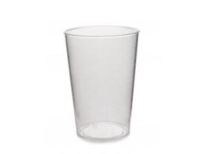 Plastglas Verive flergangs 30cl Ø77mm PP klar,288 stk/krt