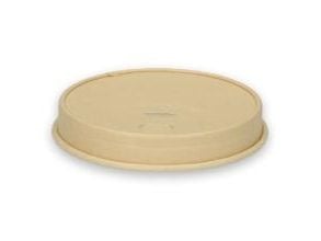Drikkelåg Pap Ø90xH16mm Til Kaffebæger Natur Verive,20 ps x 50 stk/krt
