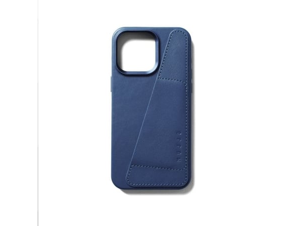 Troubadour Goods Limited Mujjo Full Nahka lompakko tapauksessa - tapauksissa suunniteltu iPhone 15 Pro Max, yhteensopiva MagSafe (monaco sininen)