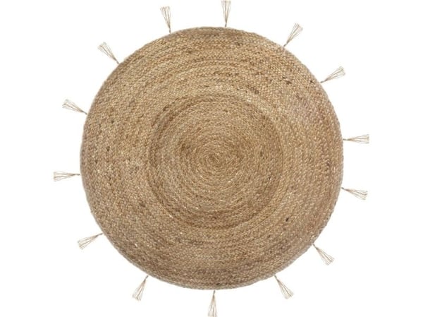 Heminredning Rund matta i jute Cosy 80 cm