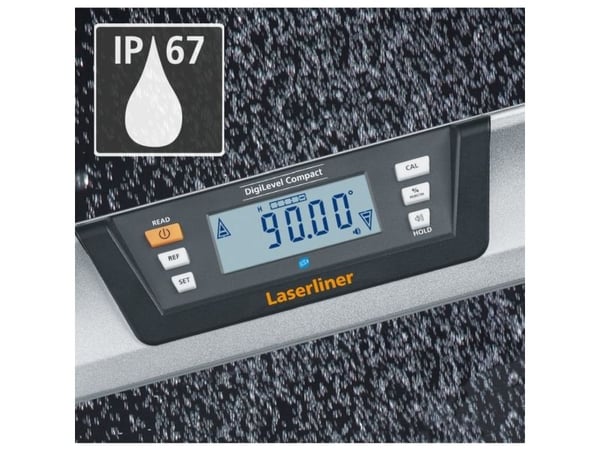 Laserliner DigiLevel Compact, Lommevater, Sort, Metallisk, 0,5 mm/m, AAA, 1,5 V, -10 - 50 °C