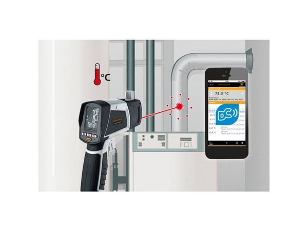Laserliner CondenseSpot XP, °C, -30 - 1372 °C, Svart, Hvit, 1 °C, 80%, 3%