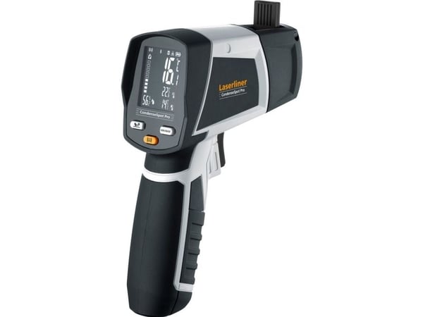 Laserliner CondenseSpot Pro, °C, -40 - 600 °C, Sort, Hvit, 1 °C, 80%, 3%