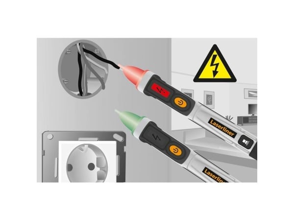 Laserliner ActiveFinder Pro, Svart, Vit