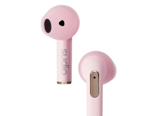 Sudio N2PNK, True Wireless Stereo (TWS), Samtaler/musikk, 42,12 g, Hodesett, Rosa