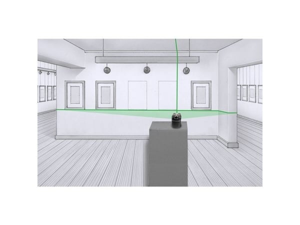 Laserliner PocketCross-Laser 2G, Horisontal/vertikal, Linjevater, Sort, Grønn, 1/4,5/8", Batteri, Lithium-Ion (Li-Ion)