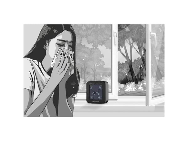 Laserliner AirMonitor PURE, Sort, 1%, -9,9 - 50 °C, 1 - 99%, 1 stykker, 0 - 40 °C