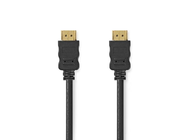 Nedis CVGL34000BK30, 3 m, HDMI Type A (Standard), HDMI Type A (Standard), 3D, 10,2 Gbit/s, Sort