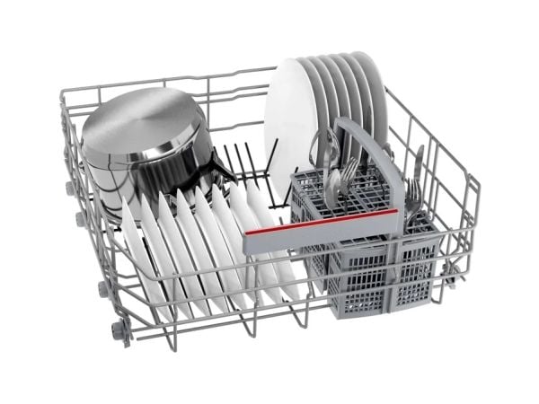 Bosch Serie 4 SMU4EAS23E, Under benken, Full størrelse (60 cm), Rustfritt stål, 13 kuverter, B, 40 dB