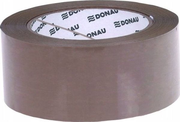 Donau DONAU Hot-Melt pakketape, 48mm, 132m, 40micron, brun