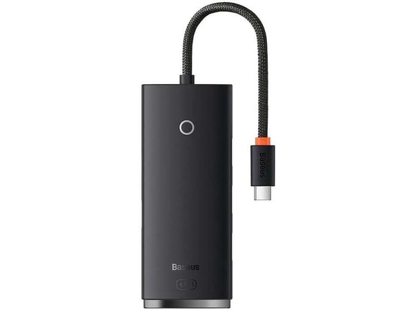 Baseus USB-C-jakaja 4 portilla (USB3.0) 25 cm, musta (6932172606244)