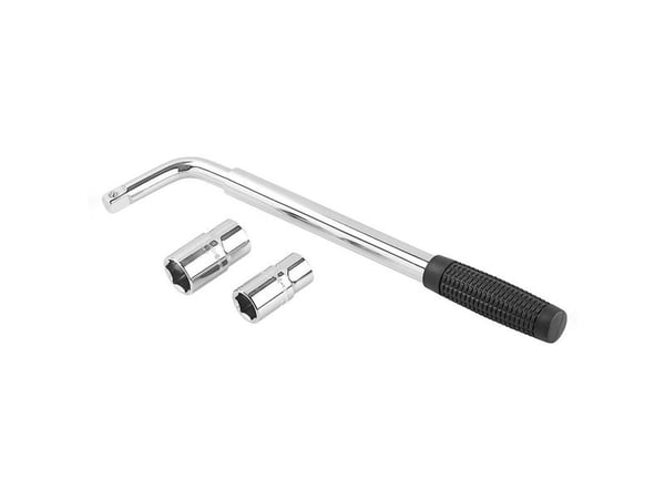 APA 21061 teleskopisk hylsnyckel för hjulmuttrar (L x B x H) 380–530 mm x 90 mm x 25 mm