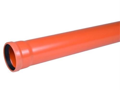 Wavin 160 x 3000 mm PVC-viemäriputki muhvilla, luokka N SN4, EN 13476