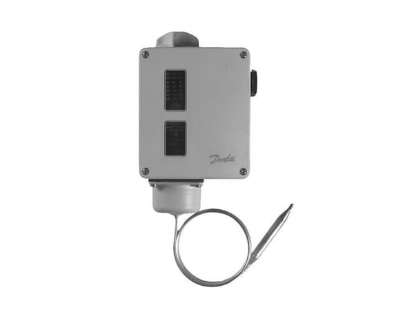 Danfoss RT107 - Termostat, 70-150 gr, Max, SPDT, Fjernføler, 2000 mm, IP54