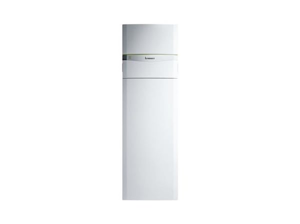 Vaillant 8kW flexoCOMPACT exclusive -lämpöpumppu, jossa on sisäänrakennettu 171 litran VVB-pumppu