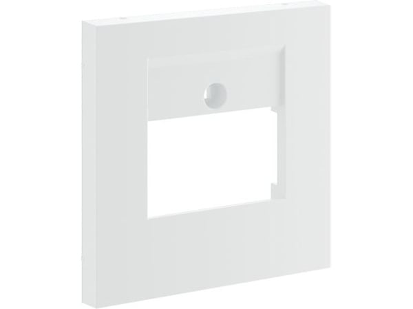 Hager GZTAE3A9016, Valkoinen, akryylinitriilibutadieenistyreeni, tavanomainen, Hager, 55 mm, 55 mm