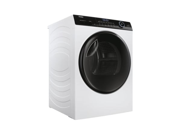 Haier I-Pro Series 5 HD90-A3959, Frittstående, Frontmatet, Varme pumpe, Hvit, Rotasjon, Berøringskontroll, Riktig/Høyre
