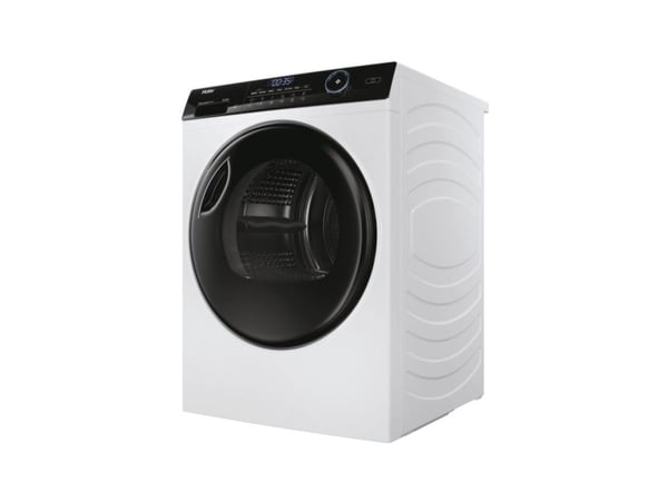 Haier I-Pro Series 5 HD90-A3959, Frittstående, Frontmatet, Varme pumpe, Hvit, Rotasjon, Berøringskontroll, Riktig/Høyre