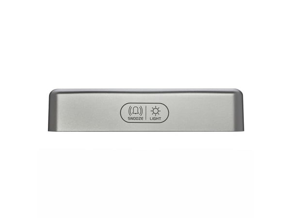 TFA-Dostmann 60.2032.54, Digital vekkerklokke, Rektangel, Sølv, 12/24h, 0 - 50 °C, F, °C