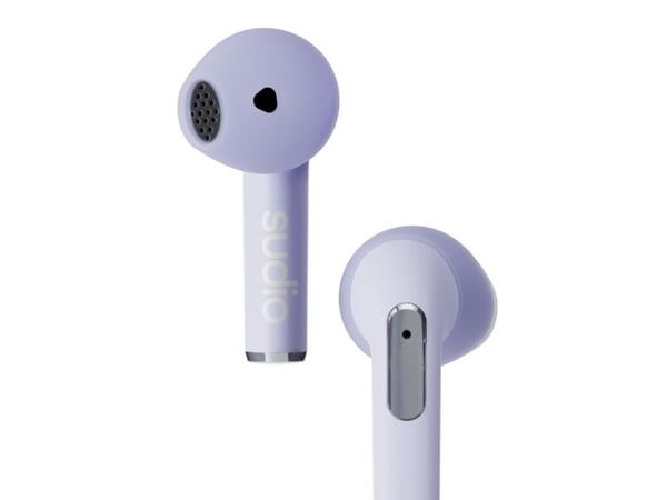 Sudio N2 Purple, True Wireless Stereo (TWS), Samtaler/musikk, 42,12 g, Hodesett, Lilla