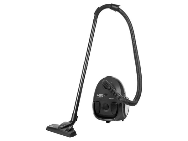Sencor SVC 45BK-EUE3, 850 W, Trommelvakuum, Tørr, Støv pose, 1,5 l, Filtrering
