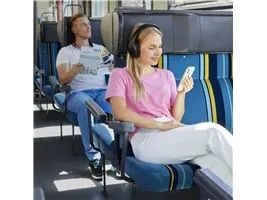 Hama Spirit Focused - Hodetelefoner med mikrofon - full størrelse - Bluetooth - trådløs, kablet - aktiv støydemping