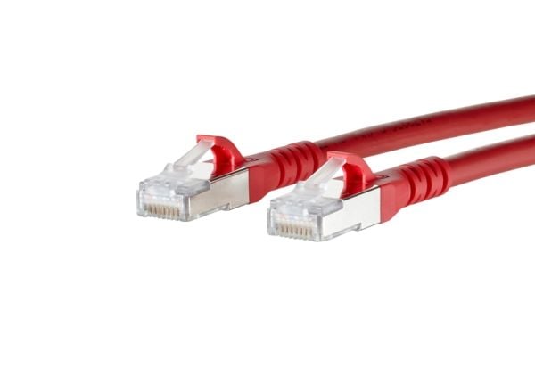 METZ CONNECT 1308451066-E, 1 m, Cat6a, S/FTP (S-STP), RJ-45, RJ-45, Rød