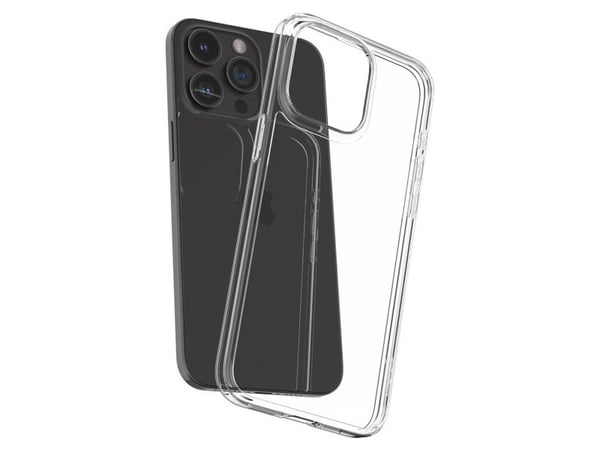 Spigen Air Skin Hybrid - Baksidesskydd för mobiltelefon - polykarbonat, termoplastisk polyuretan (TPU) - CrystalClear - för Apple iPhone 15 Pro Max