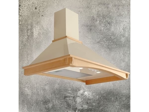 Akpo WK-4 Rustica Country, 450 m³/t, Ducted/Resirkulerende, 51 dB, 61 dB, Veggmonterbar, Beige, Tre