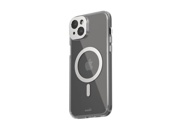 Moshi iGlaze för iPhone 15 Plus - Lunar Silver