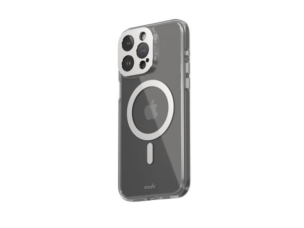 Moshi iGlaze for iPhone 15 Pro Max - Lunar Silver